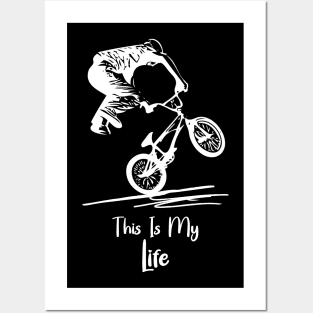 This Is My Life For Bicyclist Posters and Art